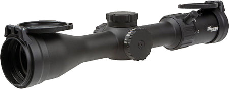 SIG SCOPE WHISKEY4 3-12X44 30MM SF SFP QUAD PLEX BLACK