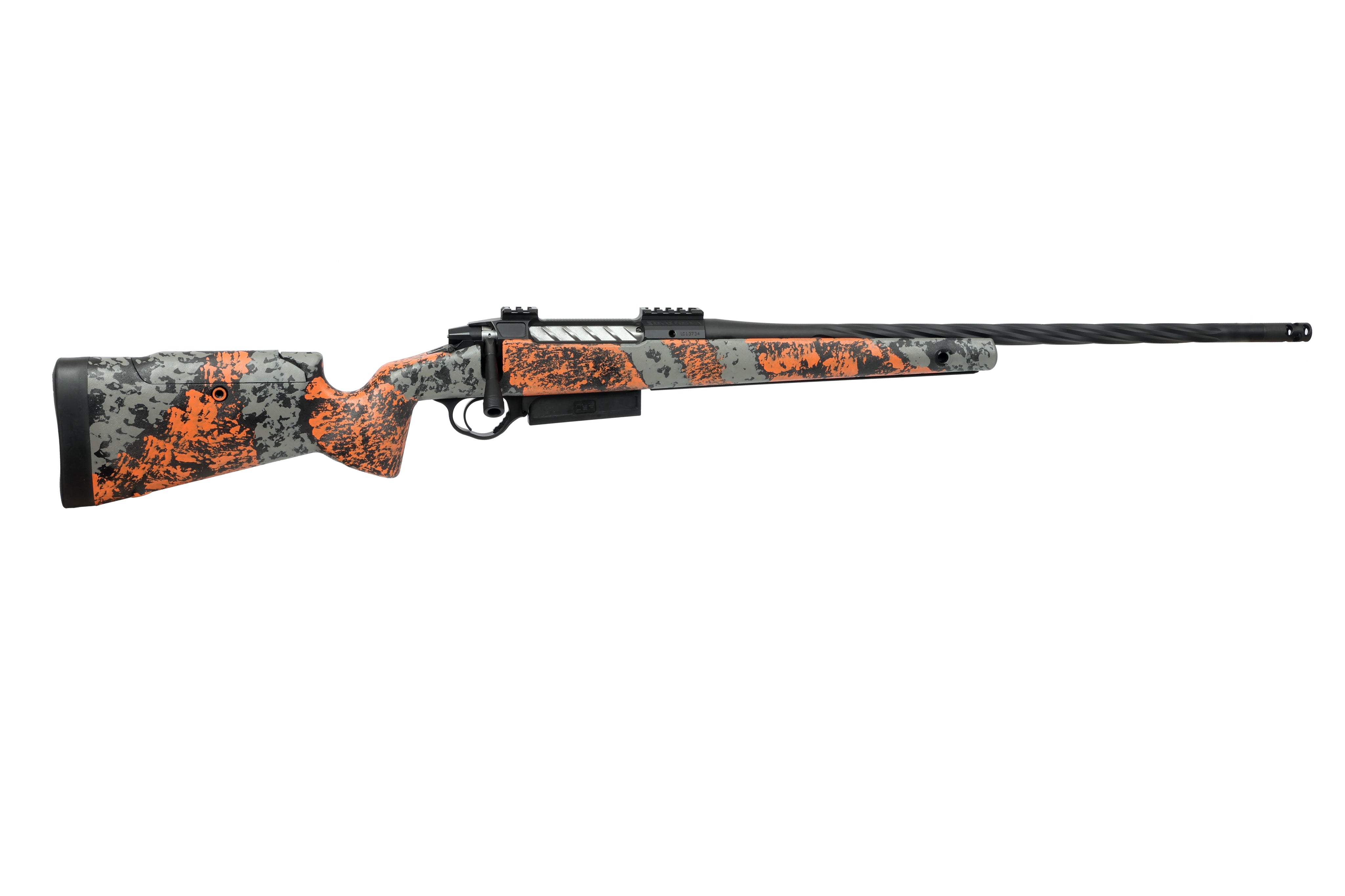 Seekins Precision 0011710265-F Havak PH3 7mm PRC 22" Black Fluted Threaded Barrel, Black Picatinny Rail Steel Receiver, Adj Cheek Riser Urban Shadow Synthetic Stock