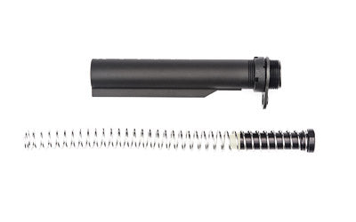 Spike's Tactical AR-15 T2 Carbine Buffer Assembly Kit, Mil-Spec Tube, Heavy Buffer, Spring, Castle Nut and End Plate, Black