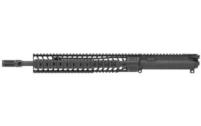Spike's Tactical Complete Upper Receiver Assembly, 556NATO/223 Rem, 14.5" Mid-Length Barrel, Phosphate M16 BCG, Dynacomp Pinned Muzzle Brake, 12" Quad Rail, Black