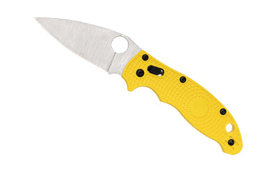 Spyderco MANIX 2 Lightweight Salt, Folding Plain Edge Knife, CPM MagnaCut, Yellow FRCP Handle, 3.37" Blade C101PYL2