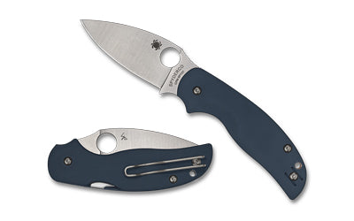 Spyderco Sage 5 3" CPM SPY27 Blade Folding Knife Blue G-10 Handle Compression Lock C123GPCBL
