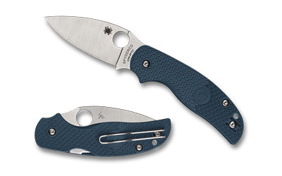 Spyderco Sage 5 Lightweight 3" CPM SPY27 Blade Folding Knife Blue FRN Handle Compression Lock C123PCBL