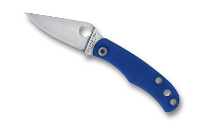 Spyderco Bug 2.94" Overall Slipjoint Knife 12C27 Blade Blue G-10 Handle C133GBLP