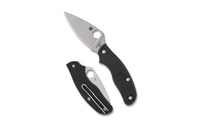 Spyderco Metropolitan Slipit Folder 2.68" Drop Point M398 Steel Black FRN Scales C213PBK