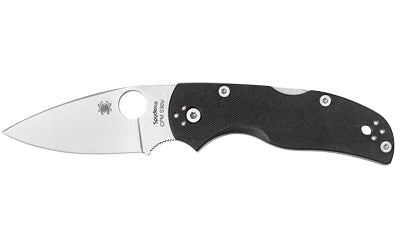 Spyderco Native 5 Black Finish Folding Knife 2.95" CPM S30V Steel G-10 Handle C41GP5