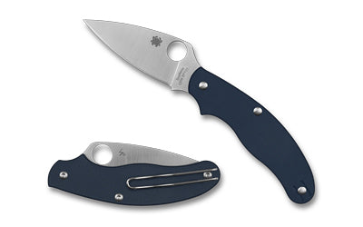 Spyderco UK Penknife 2.95" CPM SPY27 Blade SlipIt Non-Locking Folder Blue G-10 Handle C94GPCBL