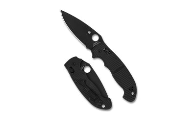 Spyderco Manix 2 XL Salt 3.85" CPM MagnaCut Blade Folding Knife Black G-10 Handle DLC Finish Ball Bearing Lock C95GMCBKP2
