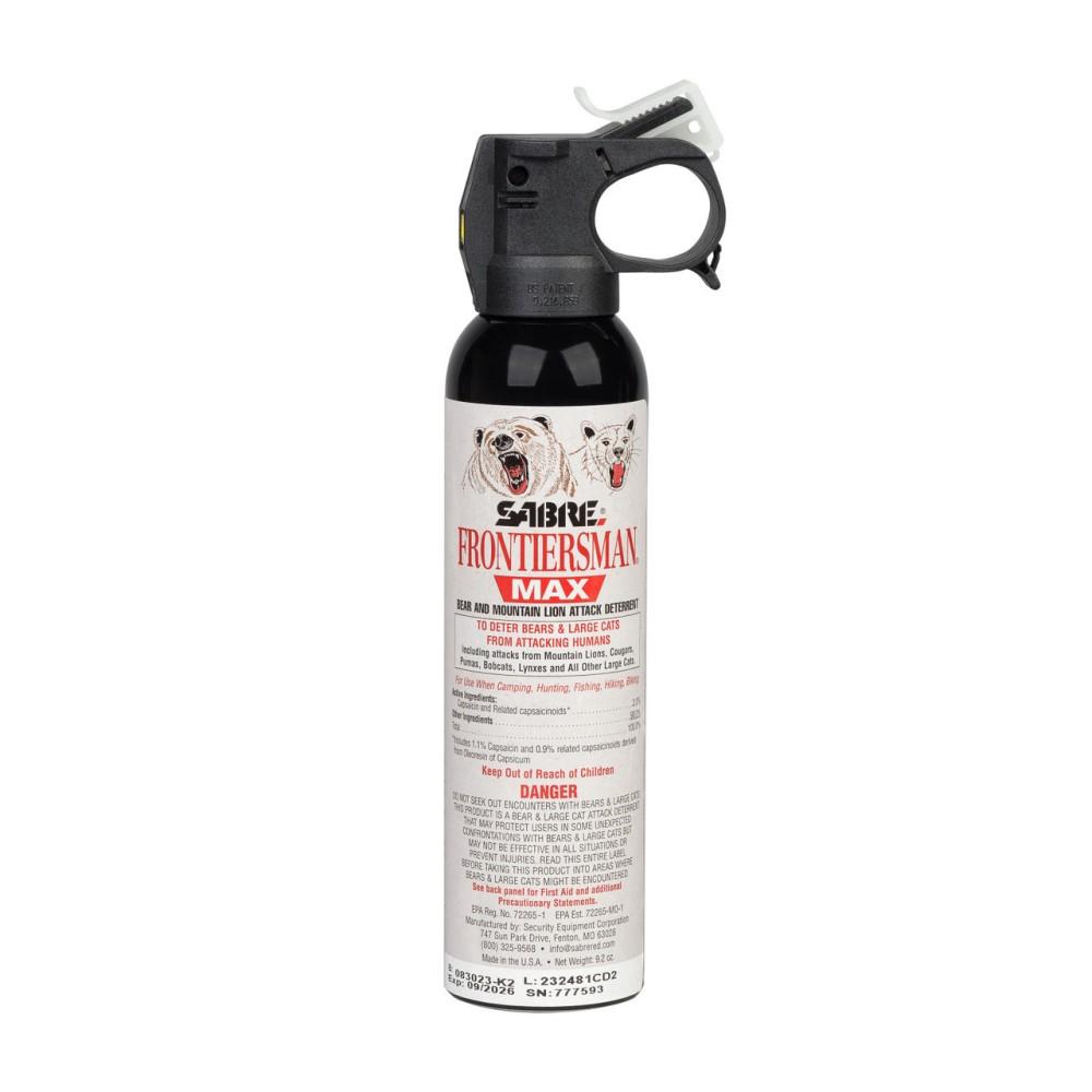 Sabre Frontiersman Max Bear Mountain Lion Spray 9.2oz 40-Foot Range