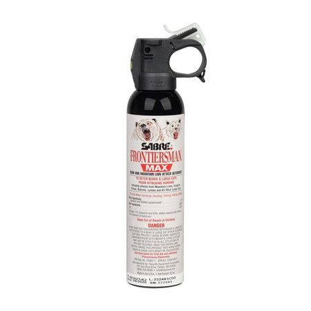 Sabre Frontiersman Max Bear Mountain Lion Spray 9.2oz 40-Foot Range