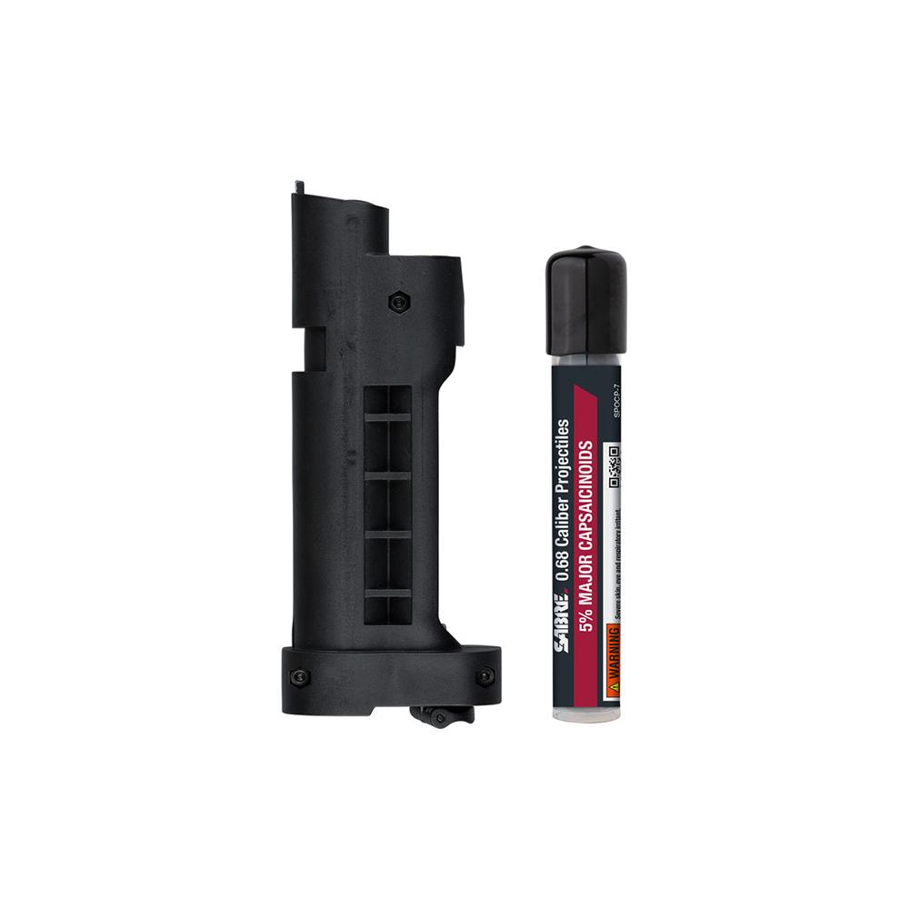 SABRE Compact Pistol Launcher Spare Magazine Plus 7 Live Pepper Projectiles