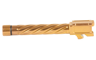 Shadow Systems Match Grade 9MM Threaded Barrel, 5" Spiral Fluted, DR Models Compatible, Bronze SG9CL-00-03TSPL-BRZ