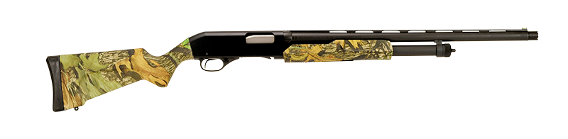 Stevens 22564 320 Field Compact 12 Gauge Pump 3" 5+1 22" Matte Black Vent Rib Barrel, Matte Black Aluminum Drilled & Tapped Receiver, Fixed Mossy Oak Obsession Synthetic Stock, Ambidextrous
