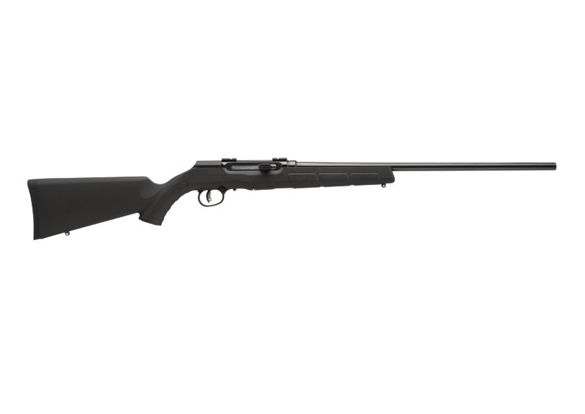 Savage Arms 47700 A Series Magnum Full Size 17 HM2 10+1 20" Matte Black Button Rifled Barrel, Matte Black Drilled & Tapped Carbon Steel Receiver, Matte Black Fixed Synthetic Stock, Right Hand