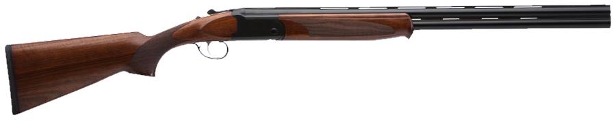 Stevens 22168 555 Full Size 410 Gauge Break Open 3" 2rd 26" Black Satin Over/Under Vent Rib Barrel, Satin Black Aluminum Receiver, Fixed Turkish Walnut Stock, Ambidextrous