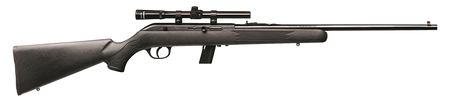 Savage Arms 40000 64 FXP Full Size 22 LR 10+1 21" Matte Black Sporter Barrel, Matte Black Grooved Carbon Steel Receiver, Matte Black Fixed Synthetic Stock, 4x15mm Scope, Right Hand