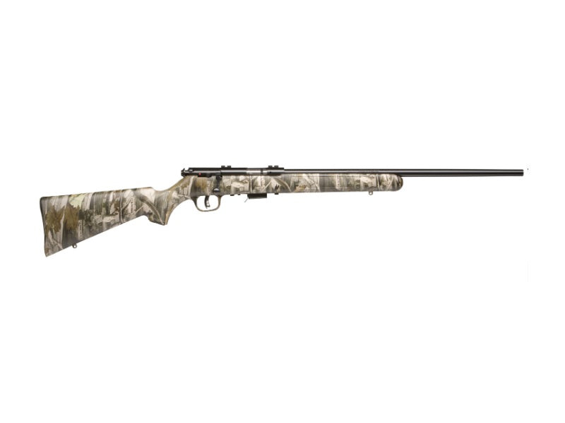 Savage Arms 96711 93R17 Camo Full Size 17 HMR 5+1 21" Matte Black Button Rifled Barrel, Matte Black Drilled & Tapped Carbon Steel Receiver, Next G-1 Fixed Synthetic Stock, Right Hand
