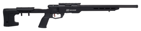 Savage Arms 70848 B Series Precision Full Size 17 HMR 10+1 18" Black Heavy Threaded Barrel, Matte Black Picatinny Rail Carbon Steel Receiver, Matte Black Aluminum MDT ACC Chassis, Black Polymer Grips