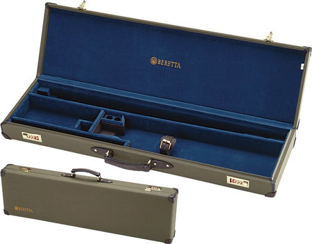 Beretta O/U Shotgun Canvas Leather Luggage Case Loden Color