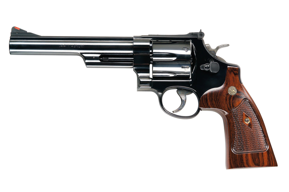 Smith & Wesson 150145 Model 29 Classic N-Frame Frame 44 S&W Spl/44 Rem Mag 6 Shot 6.50" Blued Carbon Steel Barrel, Cylinder & Frame, Wood Grip, Exposed Hammer