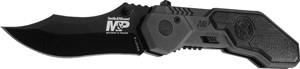Smith & Wesson M&P MAGIC Assist Folder 2.9" Stainless Clip Point Black Aluminum