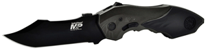 Smith & Wesson M&P 2nd Gen 3.5" Assisted Opening Bowie Style Knife with Glass Breaker