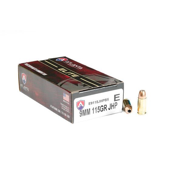 Atlanta Arms Elite 9mm Luger / Parabellum 115 grain Jacketed Hollow Point ammunition