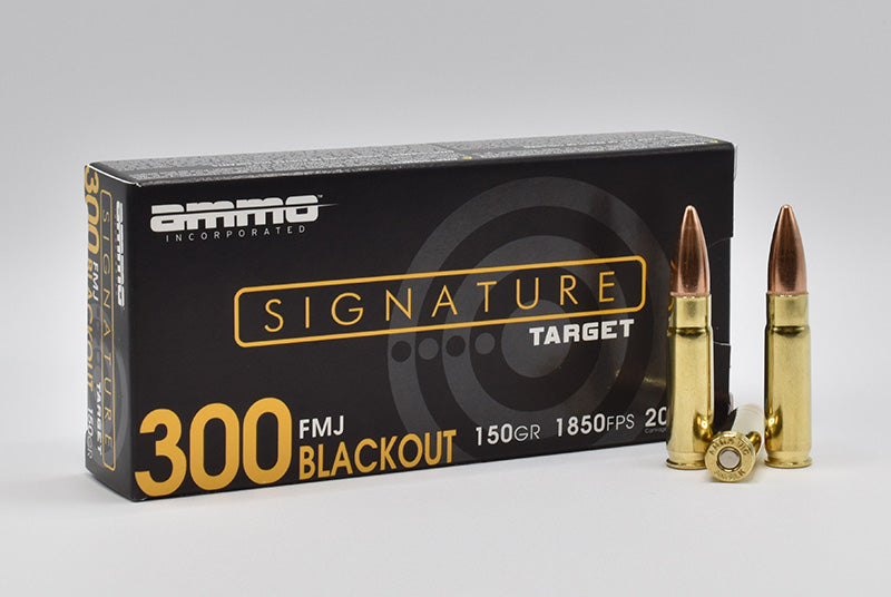 AMMO INC .300 BLACKOUT AMMO 150GR FMJ