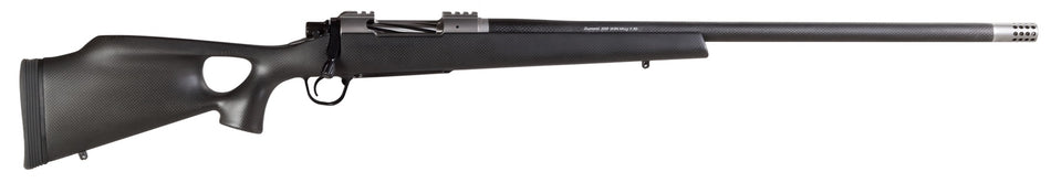 Christensen Arms 8010800105 Summit TI Full Size 6.5 PRC 3+1, 24" Natural Titanium Steel Threaded Barrel, Natural Titanium Aluminum Receiver, Natural Carbon Fiber Fixed Thumbhole Stock