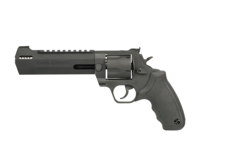 Taurus 2454061RH Raging Hunter 454 Casull 5rd 6.75" Matte Black Oxide Steel Black Rubber with Integrated Red Cushion Insert Grip