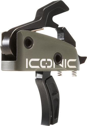 RISE Iconic Green Two-Stage AR-15 Trigger and Pins Set
