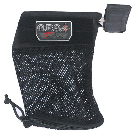 GPS AR-15 Brass Catcher Black Mesh Hook Loop with Bottom Zipper