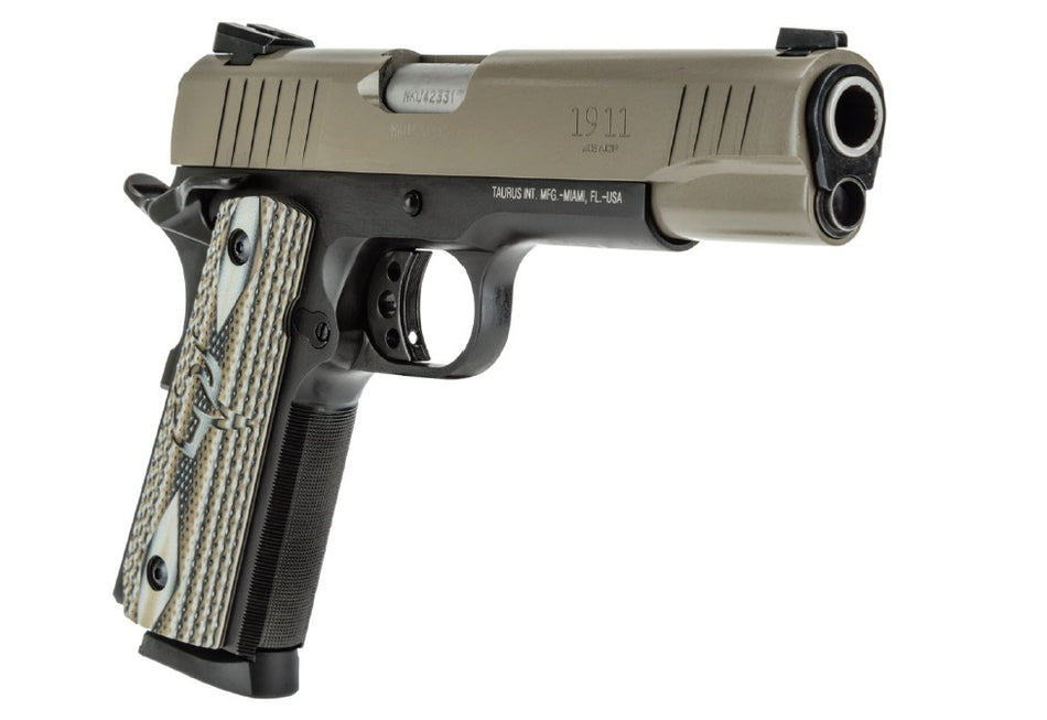1911FS 45ACP SAND 5" 8+1 AS 1-191101S-VZ | CUSTOM VZ GRIPS
