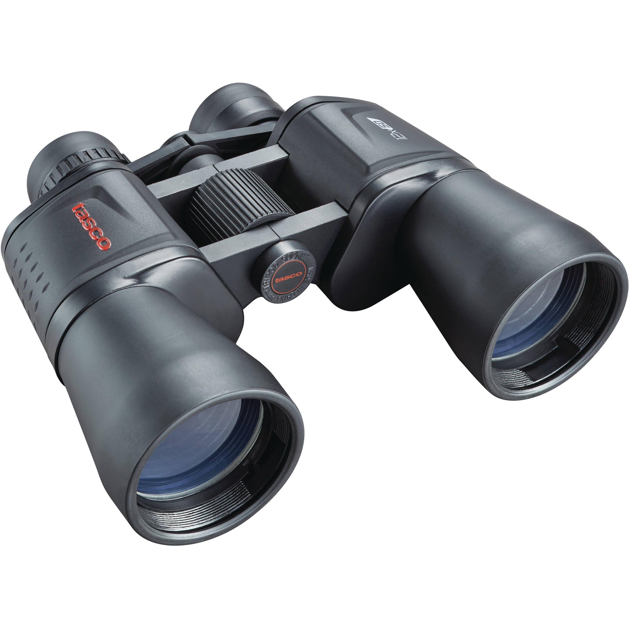 Tasco Essentials 12x50mm Porro Prism Binocular Black with Rubberized Armor