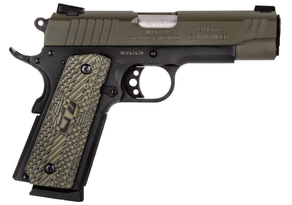 1911 COMMANDER 45ACP ODG 4.2" 1-191101COMMG-VZ|MIL-SPEC GRN