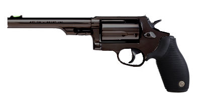 Taurus 2-441061T Judge Compact 45 Colt (Long Colt) 410 Bore 5 Shot 6.50" Matte Black Oxide Alloy Steel Barrel, Cylinder & Frame, Black Rubber Grip, Transfer Bar Safety, Exposed Hammer