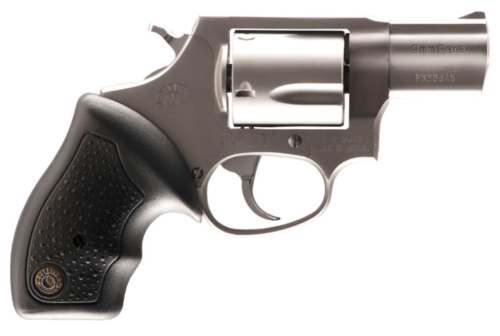 Taurus 2-905029 905 Small 9mm Luger 5 Shot 2" Matte Stainless Steel Barrel, Cylinder & Frame, Black Finger Grooved Rubber Grip, Transfer Bar Safety, Exposed Hammer