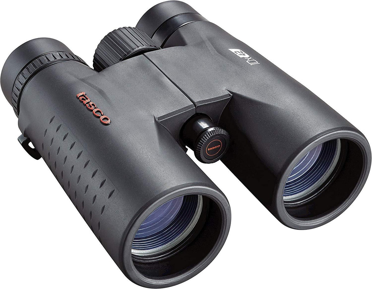 Tasco Essentials Black 10x42 Roof Prism Binocular with Diopter Adjustment