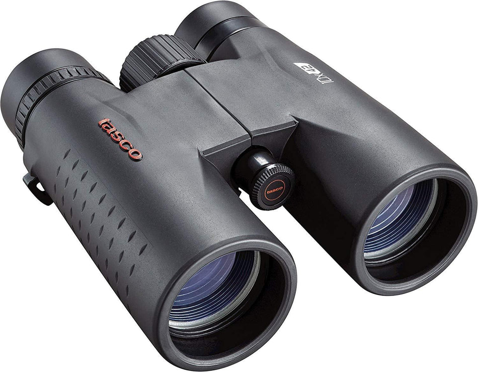 Tasco Essentials Black 10x42 Roof Prism Binocular with Diopter Adjustment