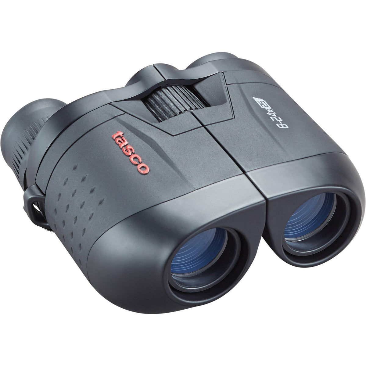 Tasco Essentials Porro 8-24x25mm Zoom Binocular Multi-Coated Black