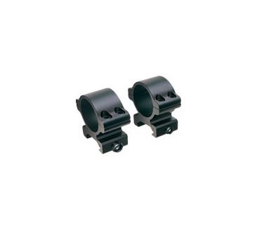Tasco Angle-Loc Detachable Weaver Scope Rings 1-Inch High Matte Aluminum