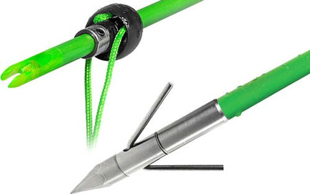 TRUGLO Speed Shot Bowfishing Arrow with Lunker Arrowhead and Slide