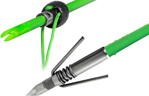 TRUGLO Speed Shot Bowfishing Arrow with Spring Fisher Arrowhead and Slide