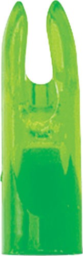 TRUGLO Bowfishing Arrow Nock Set 5/16" High Visibility Green 6-Pack