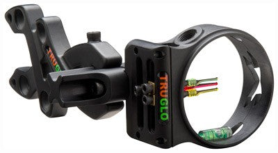 TruGlo Storm Compact 3-Pin .019 Diameter Adjustable Bow Sight Black