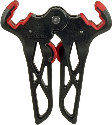 TRUGLO Bow-Jack Mini Archery Bow Stand 5.8" Black/Red