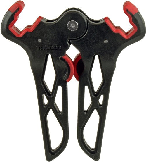 TRUGLO Bow-Jack Mini Archery Bow Stand 5.8" Black/Red