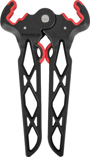 TRUGLO 7.25" Bow-Jack Stand for Bows and Crossbows Black/Red