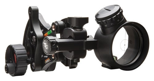 TruGlo Range Rover Pro Lighted Bow Sight Green LED 11-Setting Black