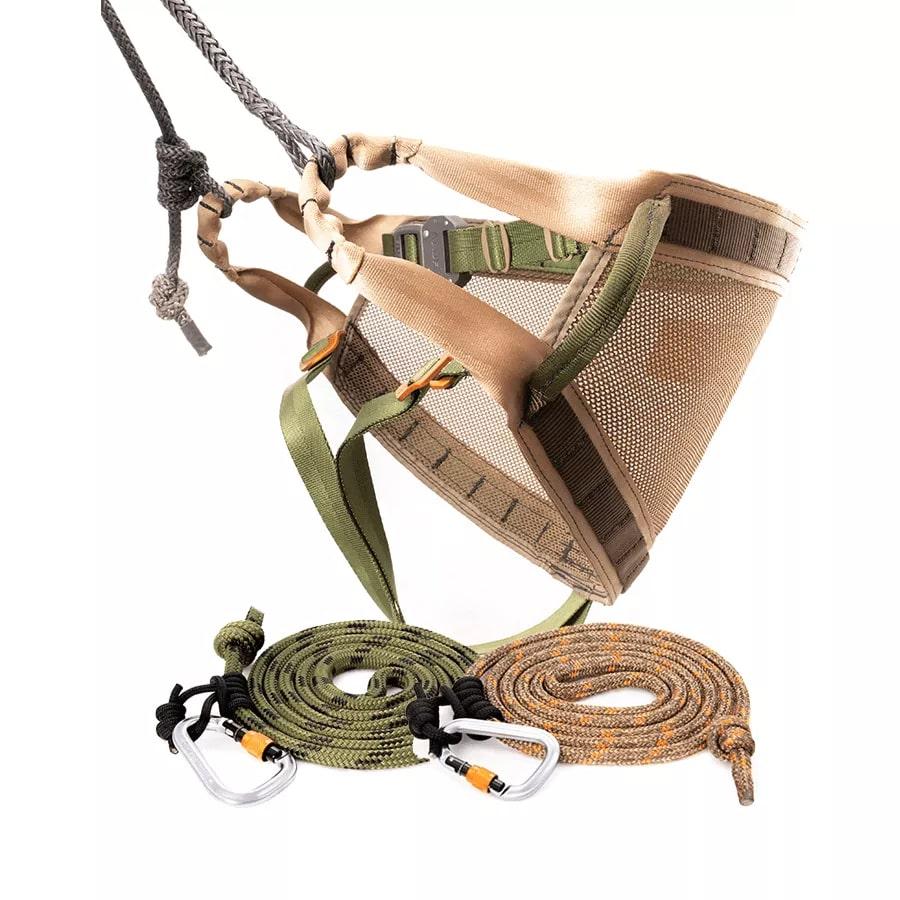 Tethrd Phantom Regular Saddle Kit Featuring Two 11mm Ropes and Carabiners